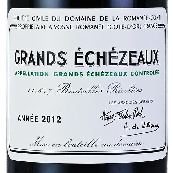 GRANDS ÉCHEZEAUX 2012 赤ワイン 750ml ロマネコンティ グラン エシェゾー 2012 ドメーヌ ド ラ ロマネ
