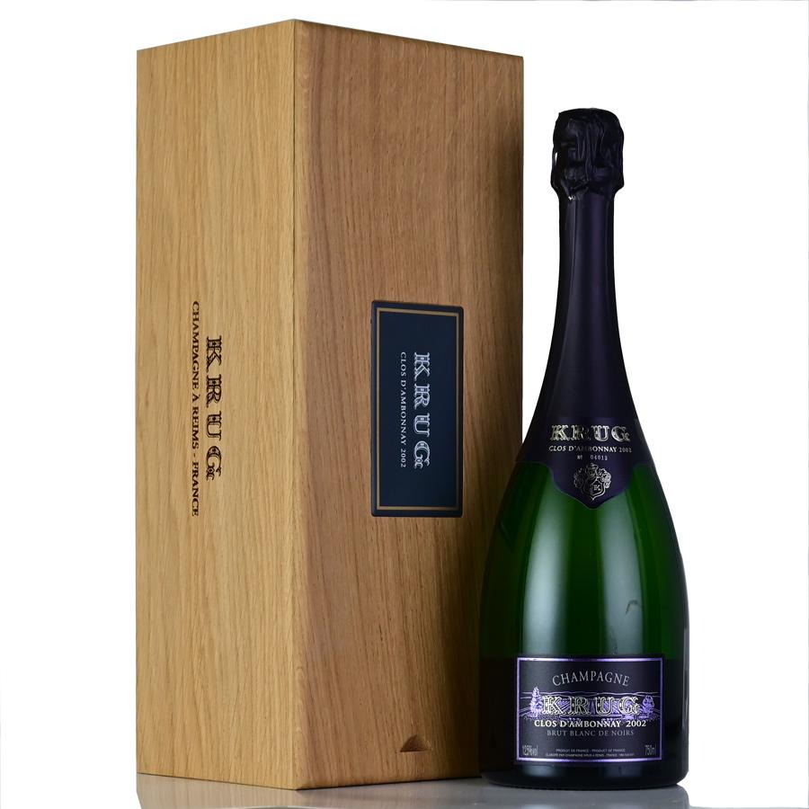 クリュッグ・クロ・ダンボネイ 木箱付き ※空ビン クリュッグ クロ ダンボネ 2002 木箱入り Krug Clos dAmbonnay